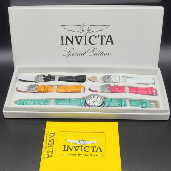 Invitica Lady Angel Special Edition Quartz Wristwatch 5 Piece Set - Picture 4 of 4